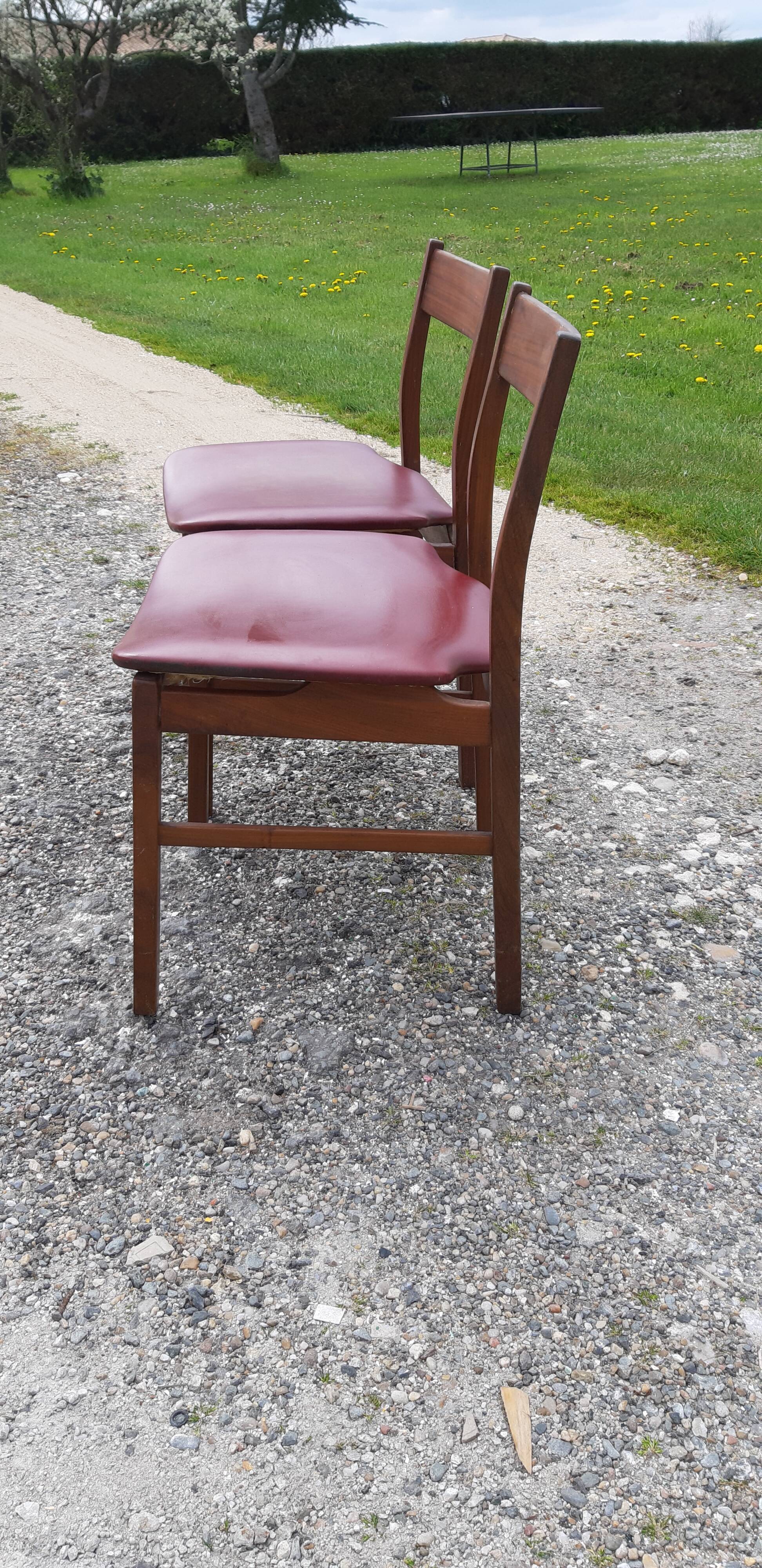 Paire de chaises de style scandinave