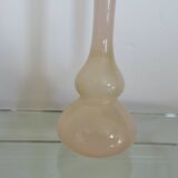 Pale pink opaline soliflore vase, 60s-70s