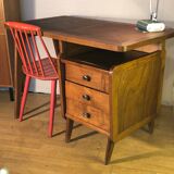 1950 foot compass desk and Scandinavian chair