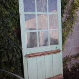 Old glass door