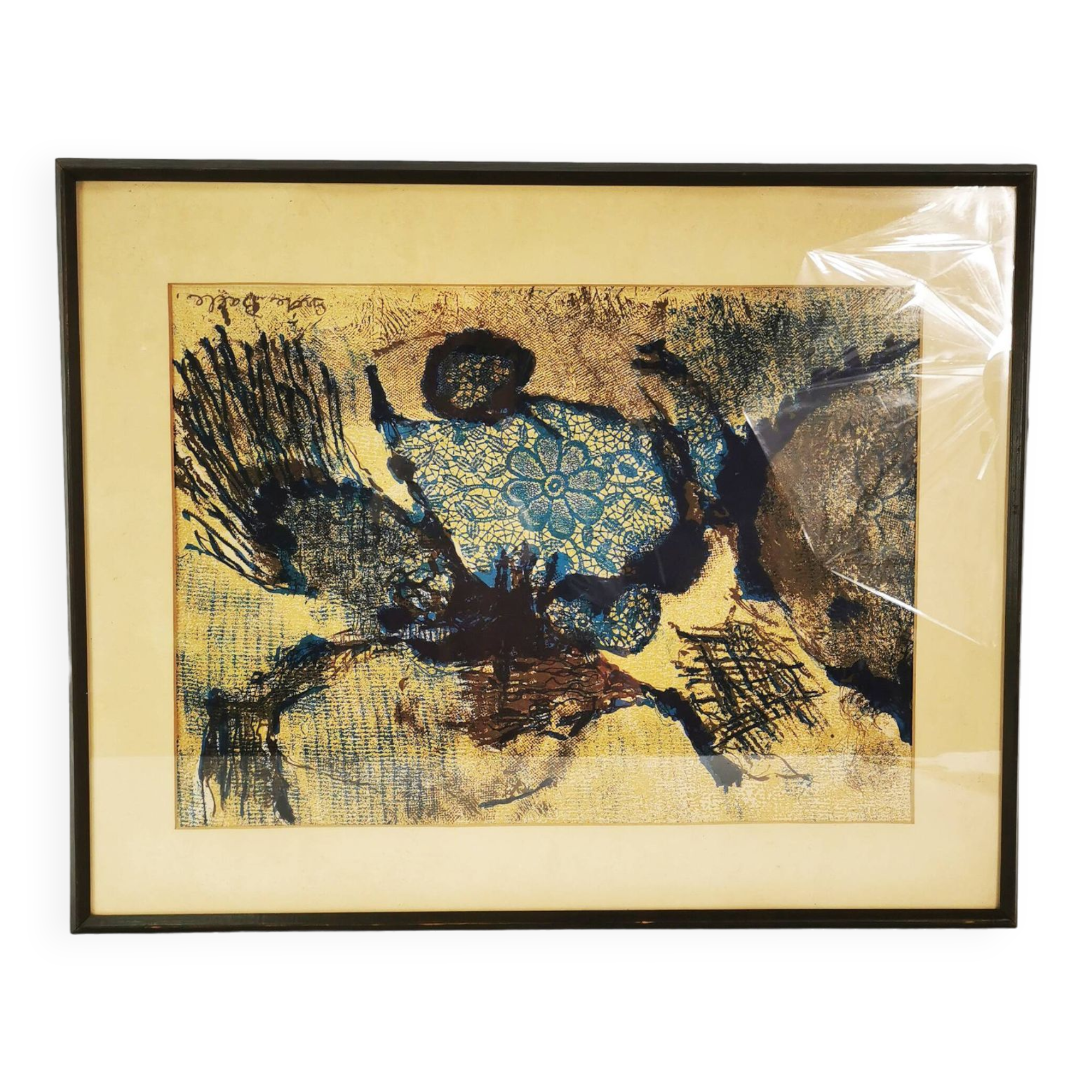 Grete Ball Litografia "Kompozycja" Dania 1972 rok