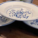 3 assiettes creuses Lunéville