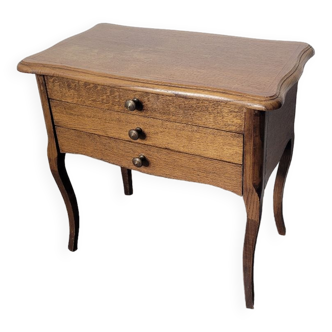 Oak bedside table