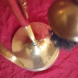 Brass fireplace set with bellows