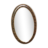 Old oval mirror