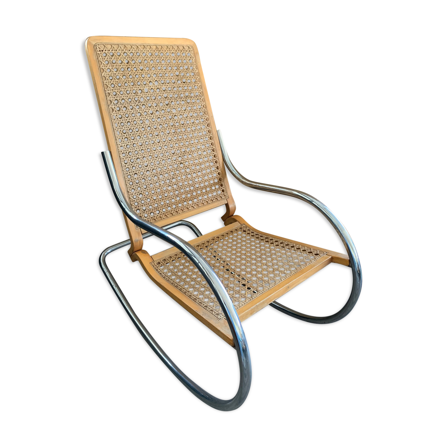 Armchair rocking chair cane