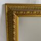 Bevelled mirror with 20th century gold frame - 105x74cm