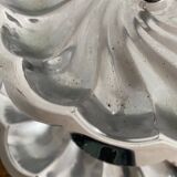 Tiered stainless steel serving platter