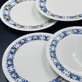 Set of 9 vintage Cadiz plates – Villeroy & Boch – 1960s–1970s