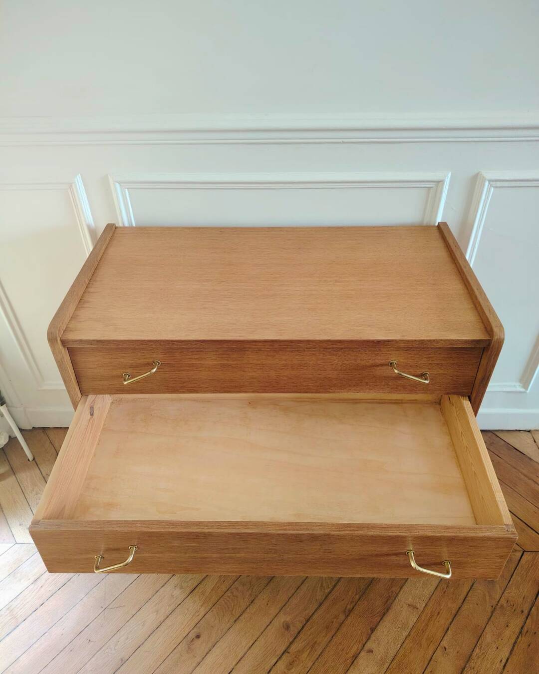 Commode rénovée de style scandinave, années 50-60
