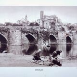 Limoges, Haute-Vienne, photo plate printed in 1942. By Auclair.