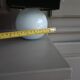 Opaline ball lamp Art Deco