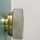 Vintage glass moulded globe wall/ceiling light.