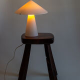Mushroom table lamp, SCE France, 1980s