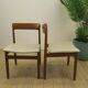 Set of 8 mid-century teak chairs, Denmark 1960.