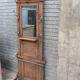 Coat rack wall mirror