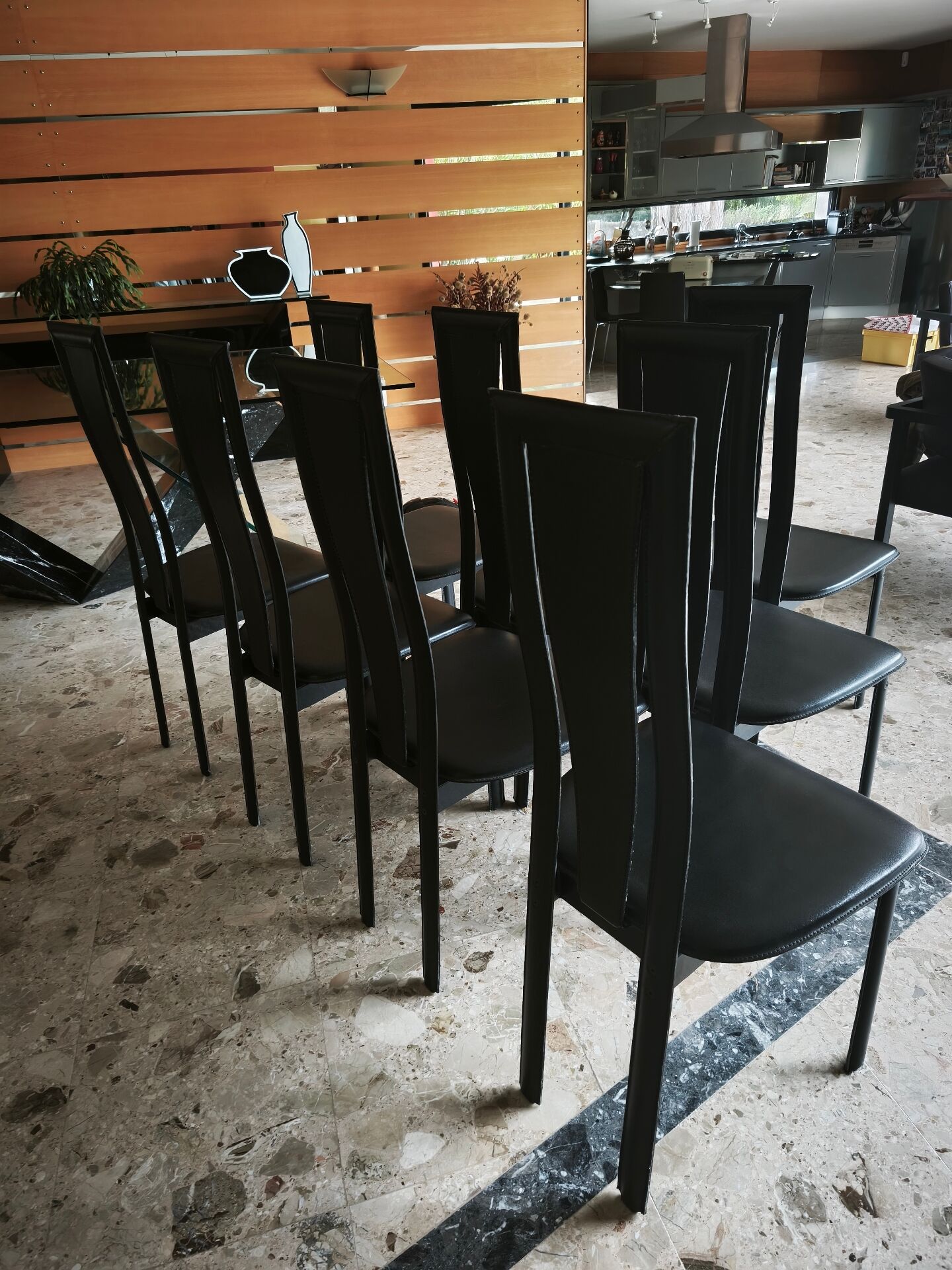 Chaises pl2 roche bobois x8