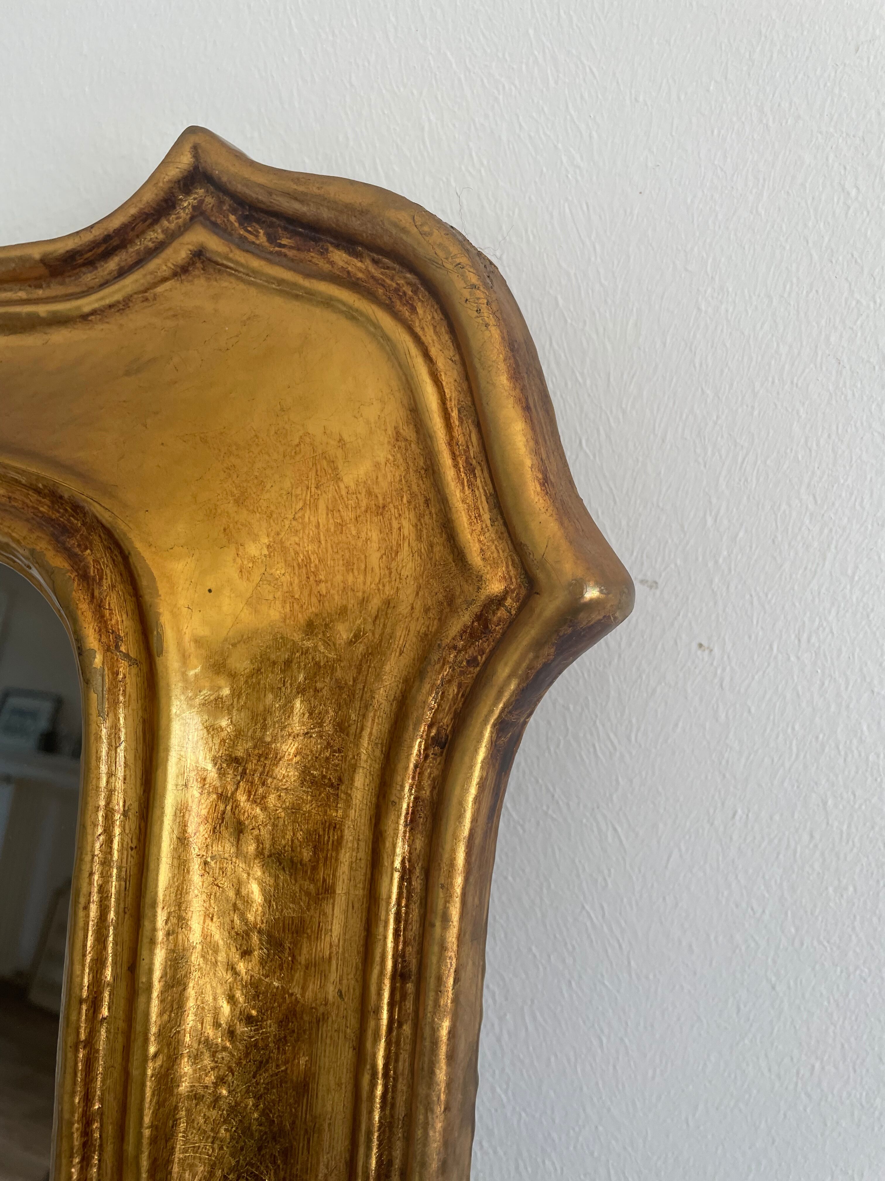 Large Italian golden mirror