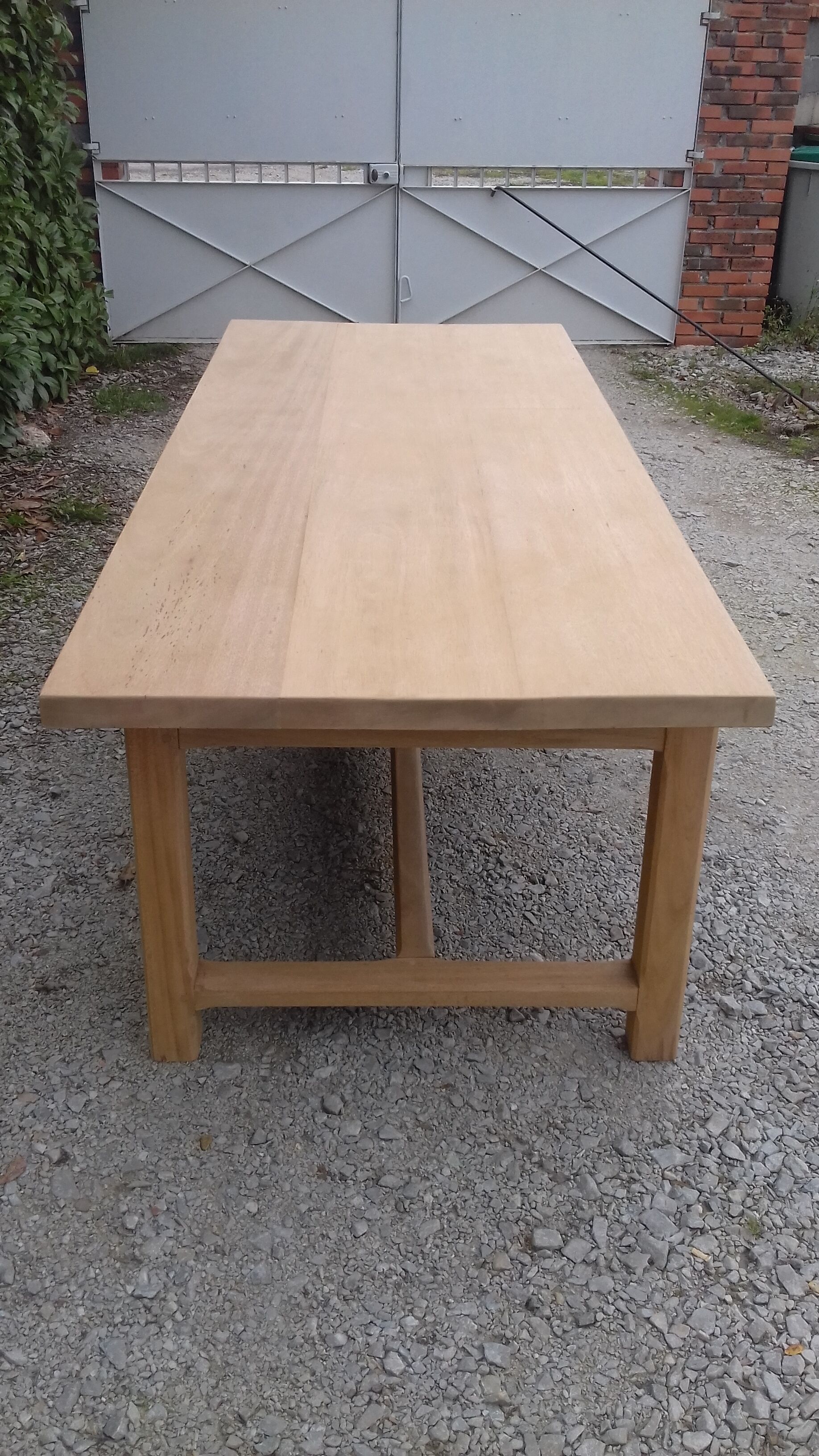 Farm table in solid oak