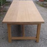 Farm table in solid oak