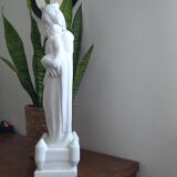 Plaster statue of the Virgin and Child