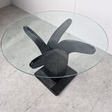 Bamboo dining table by Vivai Del sud, 1970s