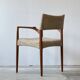 Teak and wool chair, Denmark, 1960s/1970s, vintage, mid-20th century