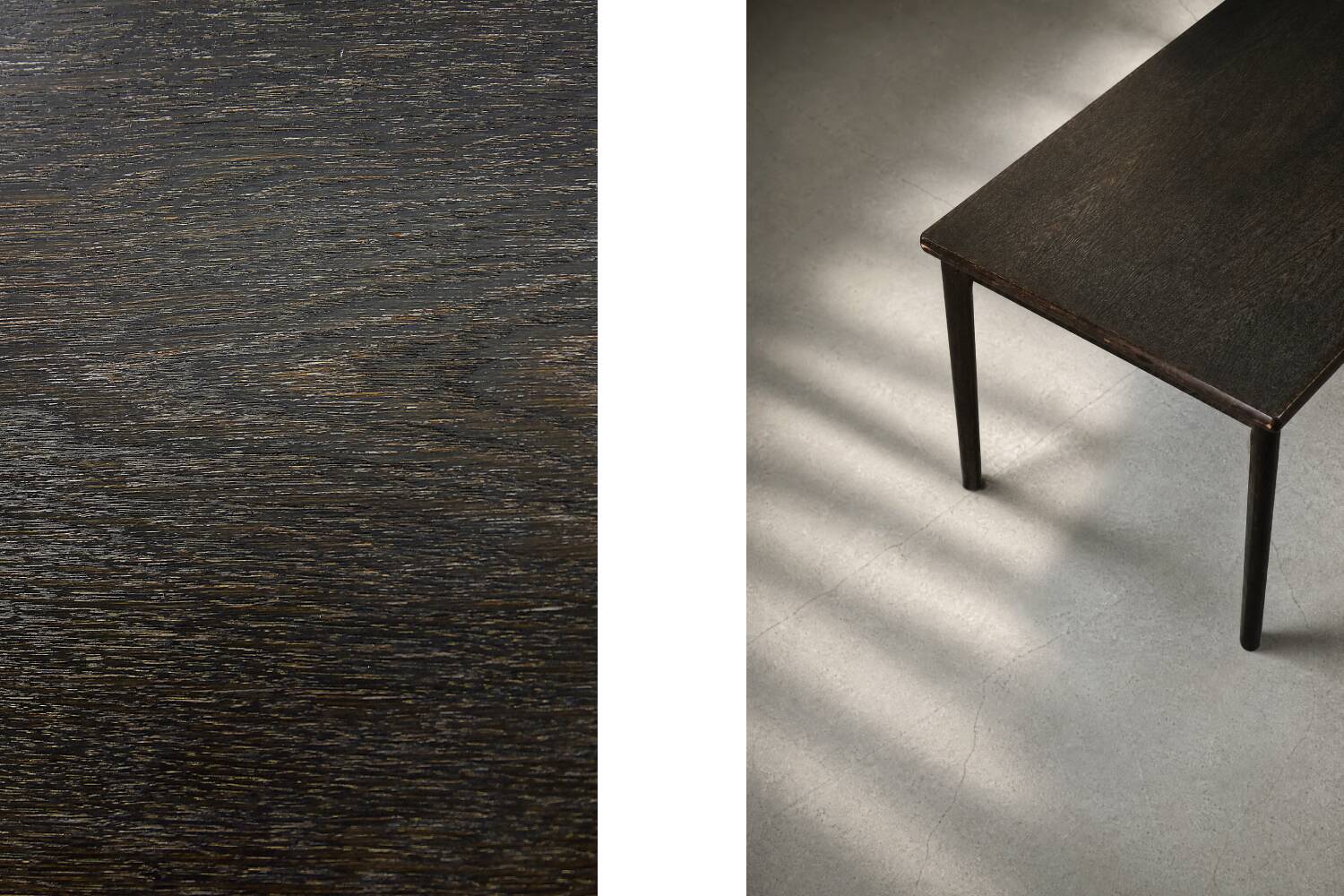 Vintage Mid-Century Danish Modern Oak Folding Dining Table from Am Møbler