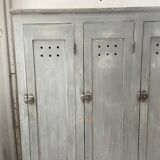 XXL workshop locker with blue patina