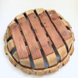 Vintage Art Studio Ceramics Braided Bowl, 1960s