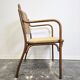 Fauteuil en bois cintré des années 60