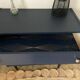 Vintage dark blue chest of drawers