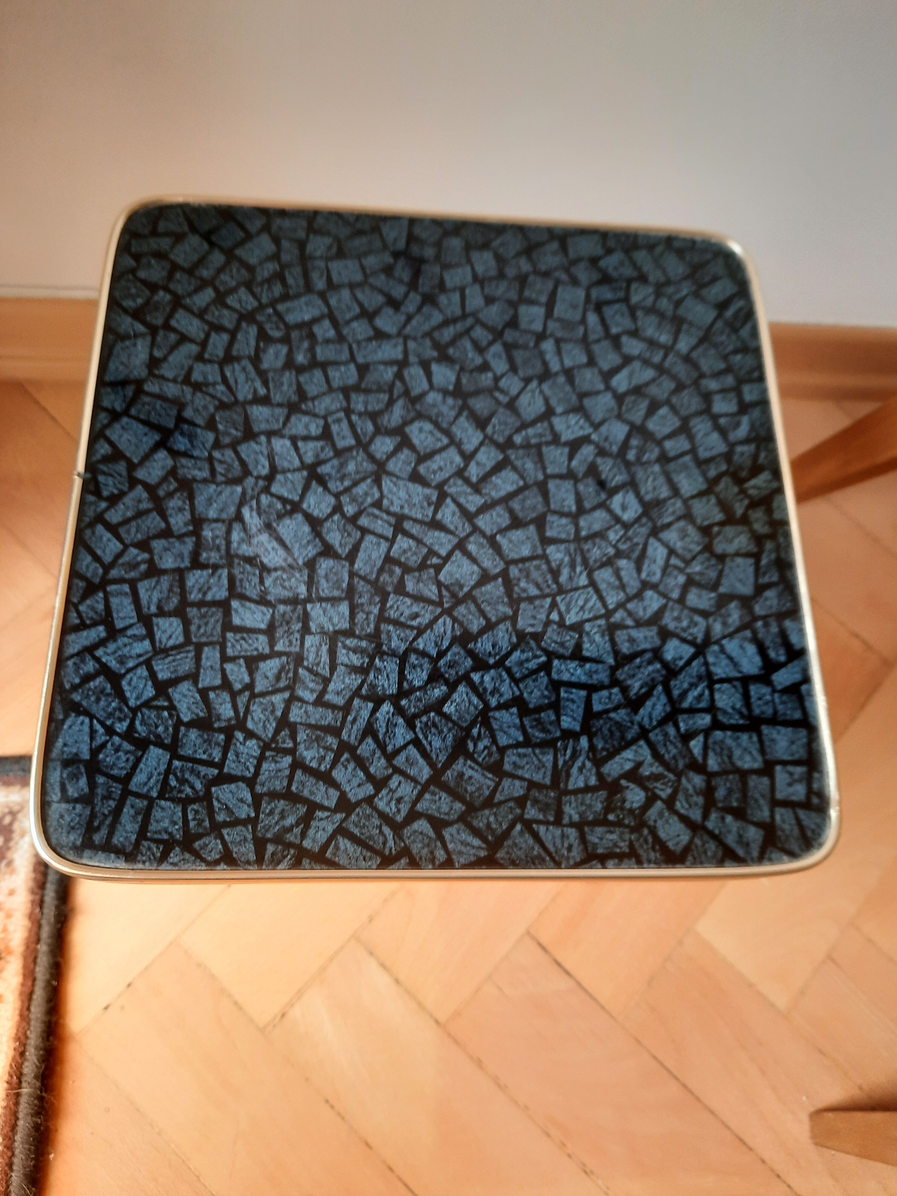 Wooden table and formica