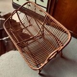 2-seater rattan sofa