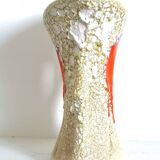 Vase fat lava style Vallauris 1970