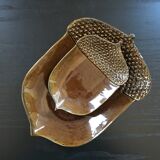 Set of 2 acorn empty pockets