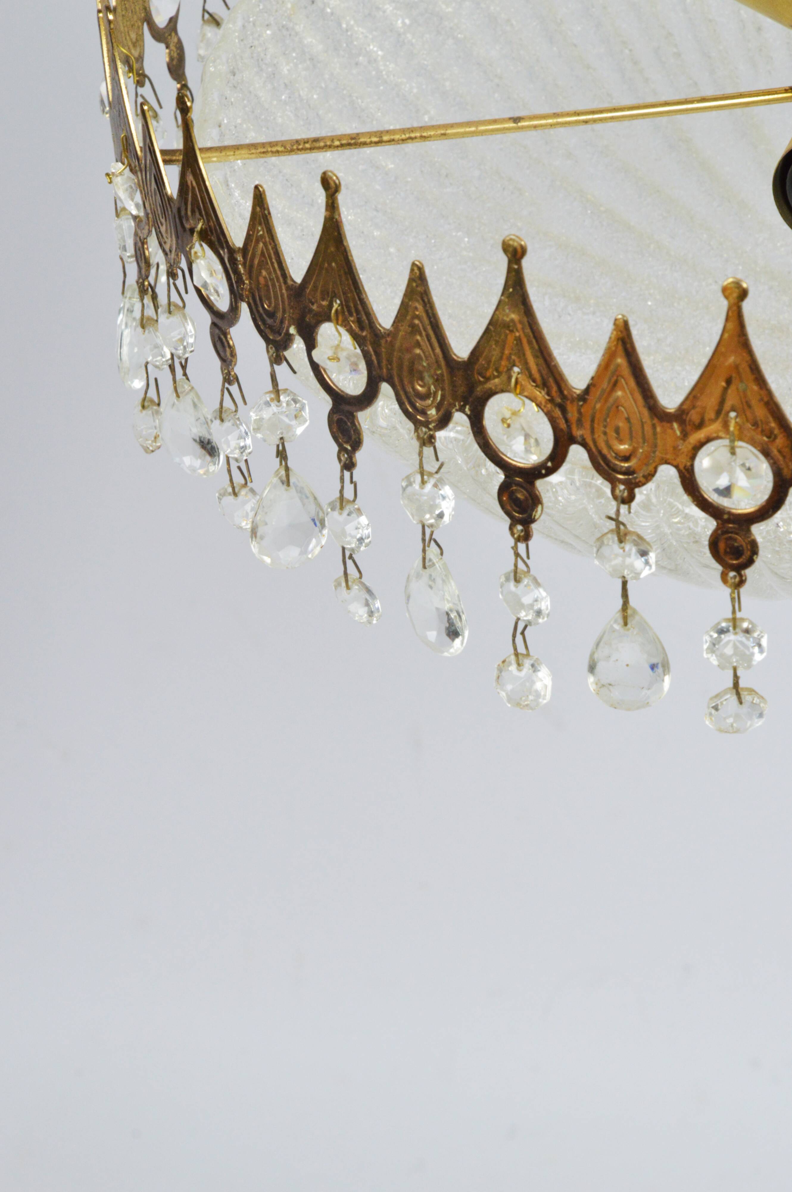 Crystal chandelier, Germany, 1970s