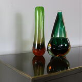 Set of three vases by Nils Landberg for Orrefors Sweden