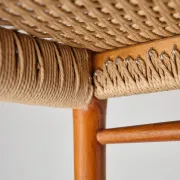 6 chairs model 75 in teak by Niels O. Møller, Denmark, 1950s