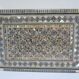 Box box in mother-of-pearl marquetry in oriental style