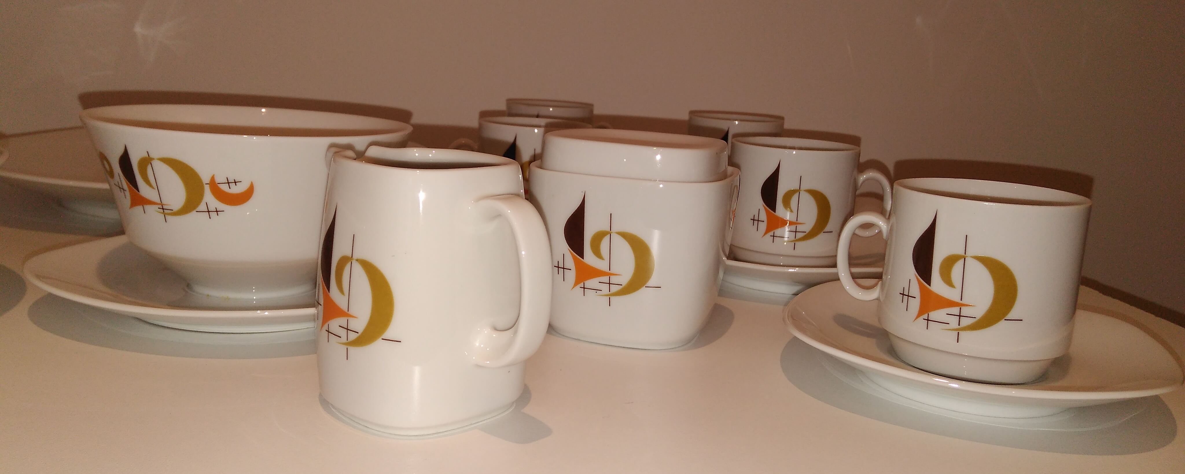 Porcelain service of Bavaria 70s