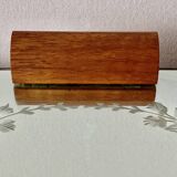 Art Deco mirror tray with wooden handles