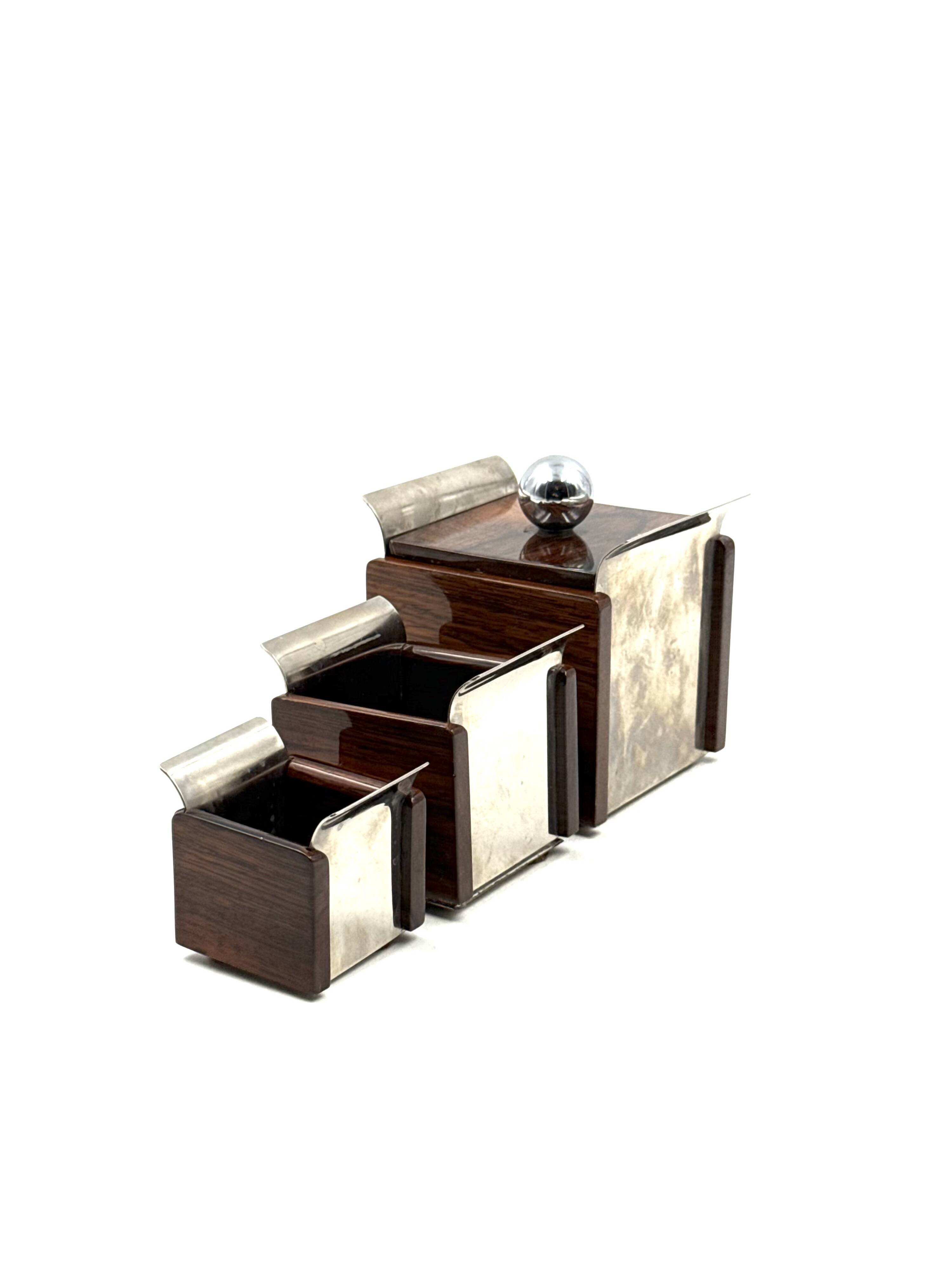 Mid-century Set of ashtrays, Ico Parisi, Italy 1960s