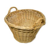 Panier en osier tressé