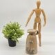 Vase / pichet grès vintage , poterie des Mottes,