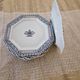 Set of Limoges porcelain dessert dishes.