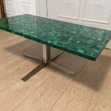 Malachite coffee table, 1970s