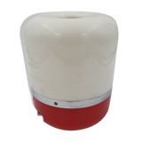 Red-white radiolamp by Adriano Rampoldi for Europhon