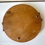 Plateau miroir rond