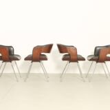 Set of six Oxford chairs by Martin Grierson for Arflex, 1963